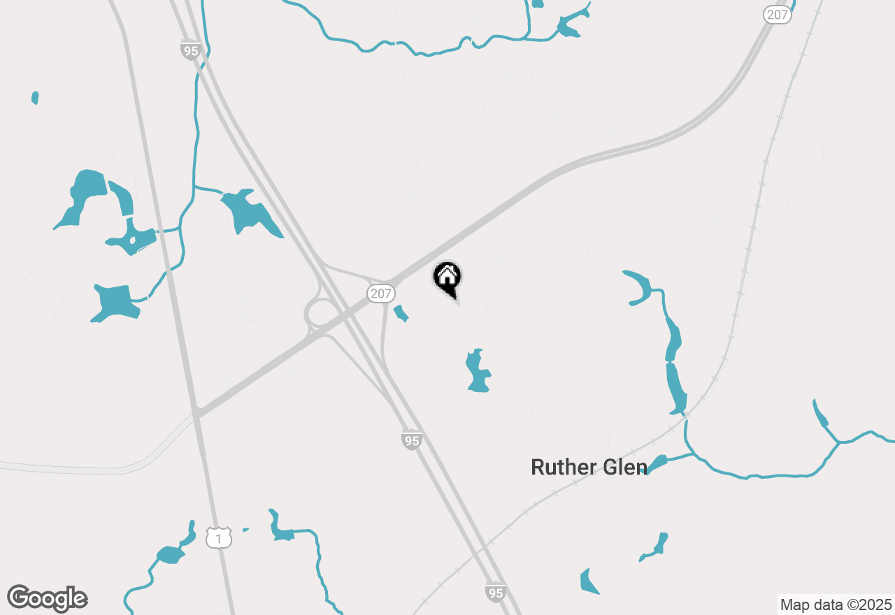 Map of 24004 Ruther Glen Road, Ruther Glen, VA 22546