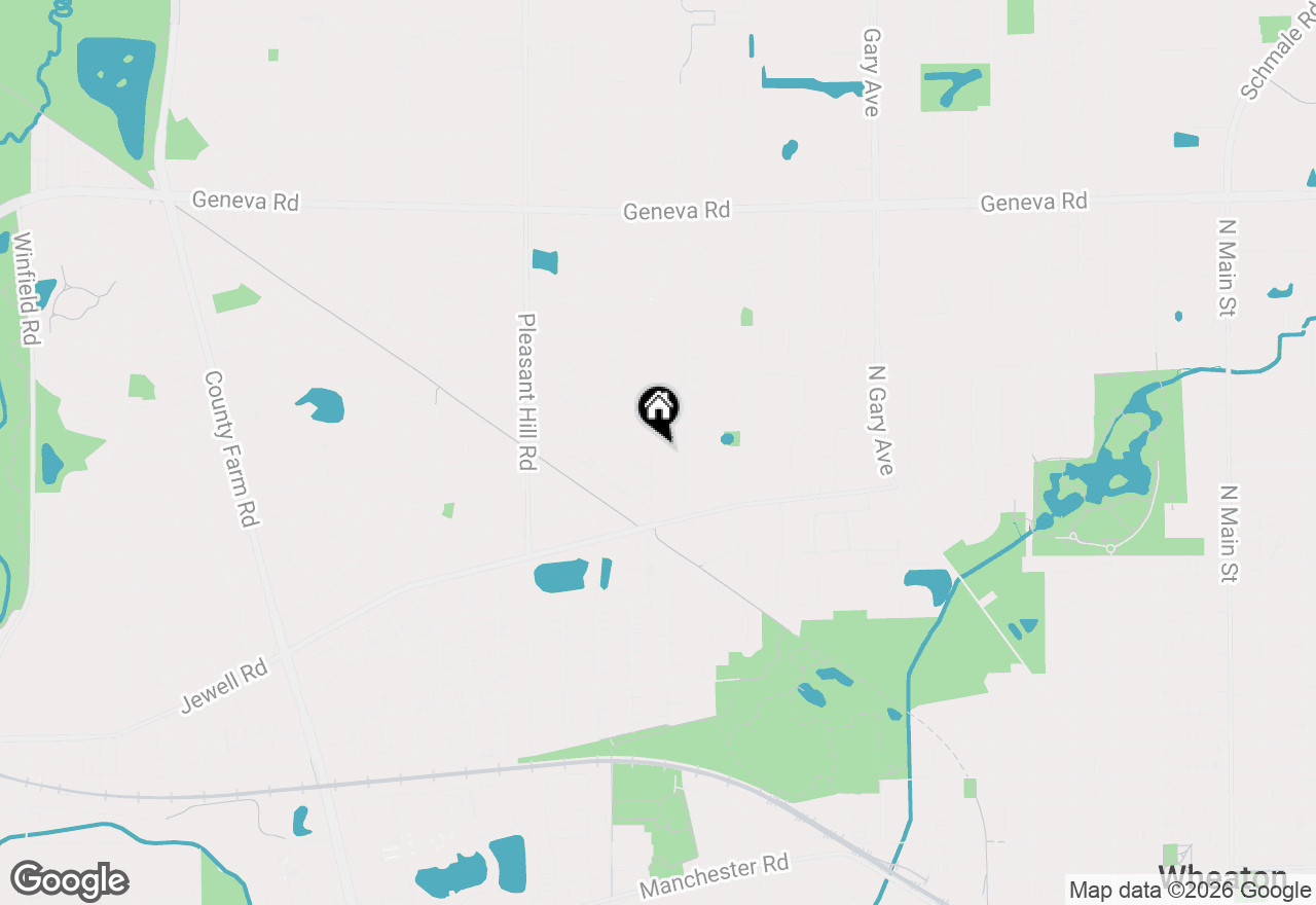 Map of N385 Silverleaf Boulevard, Wheaton, IL 60187