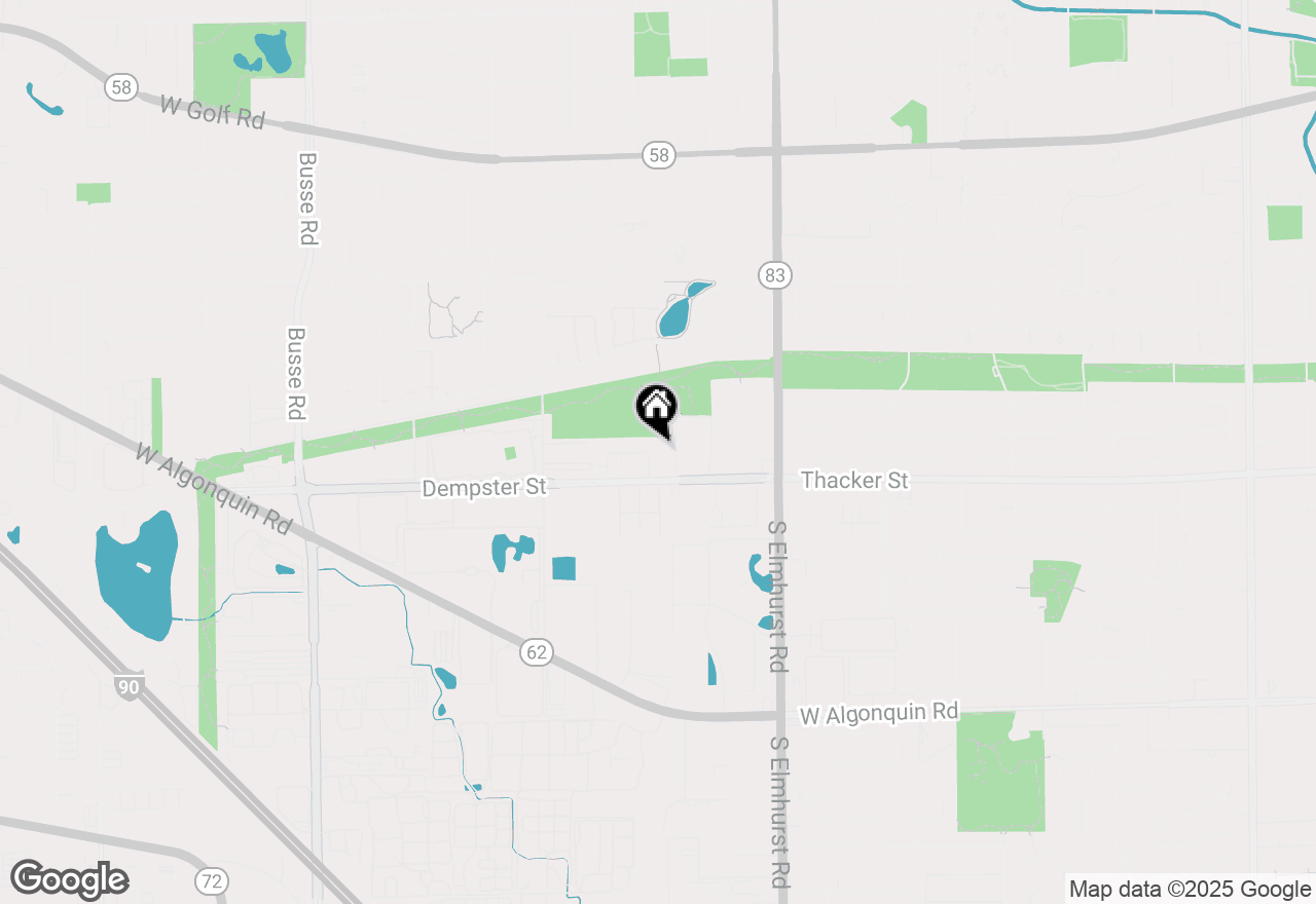 Map of 516 W Ida Court #2, Mount Prospect, IL 60056