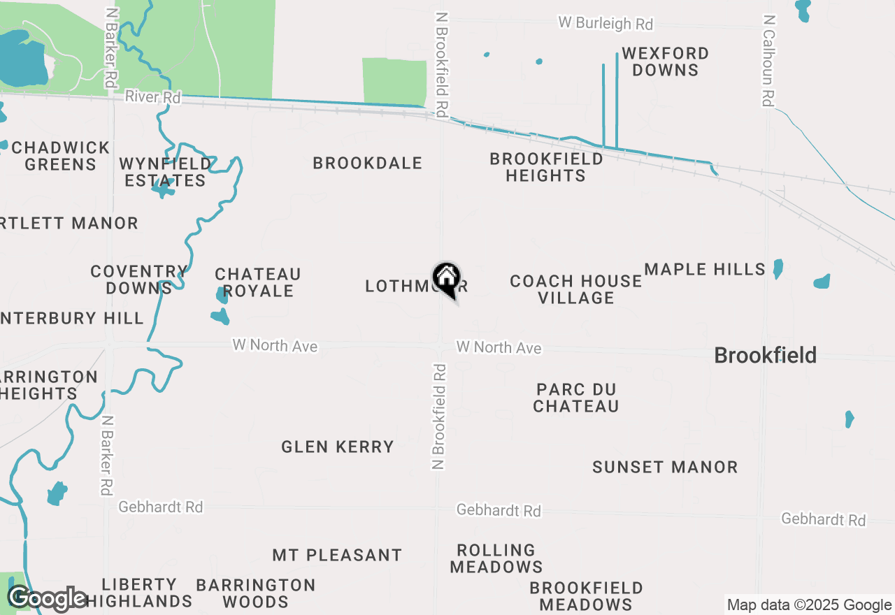 Map of 2380 N Brookfield Rd, Brookfield, WI 53045