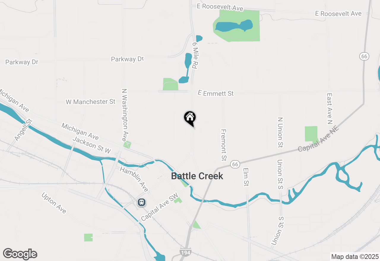 Map of 159 North Avenue, Battle Creek, MI 49017