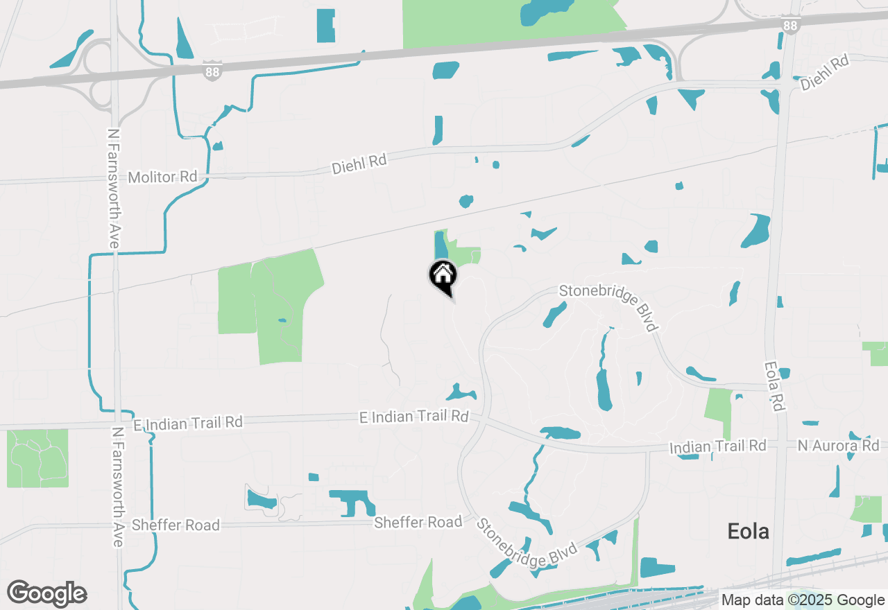 Map of 2401 Legacy Drive, Aurora, IL 60502