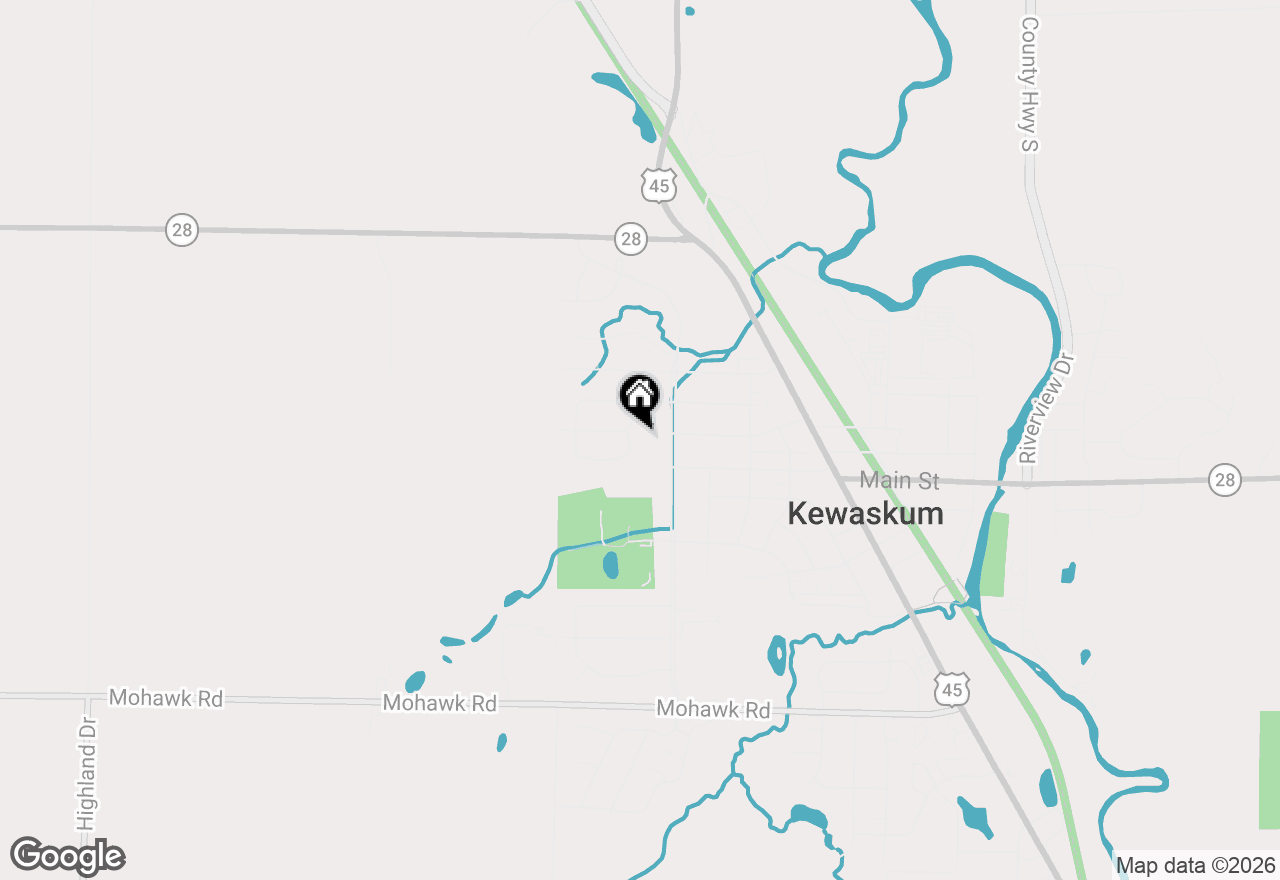 Map of 449 Gavin Pkwy, Kewaskum, WI 53040