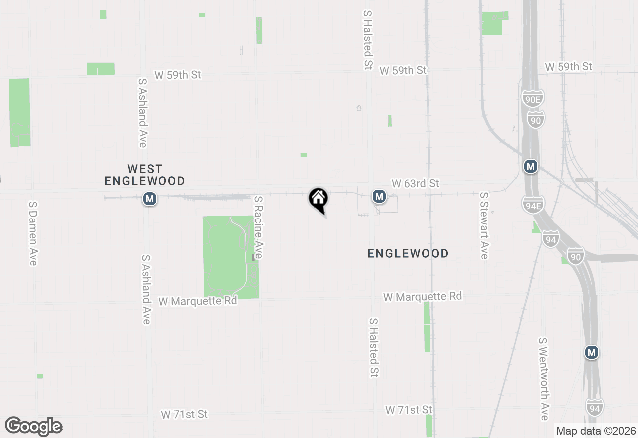 Map of 6409 S Morgan Street, Chicago, IL 60621