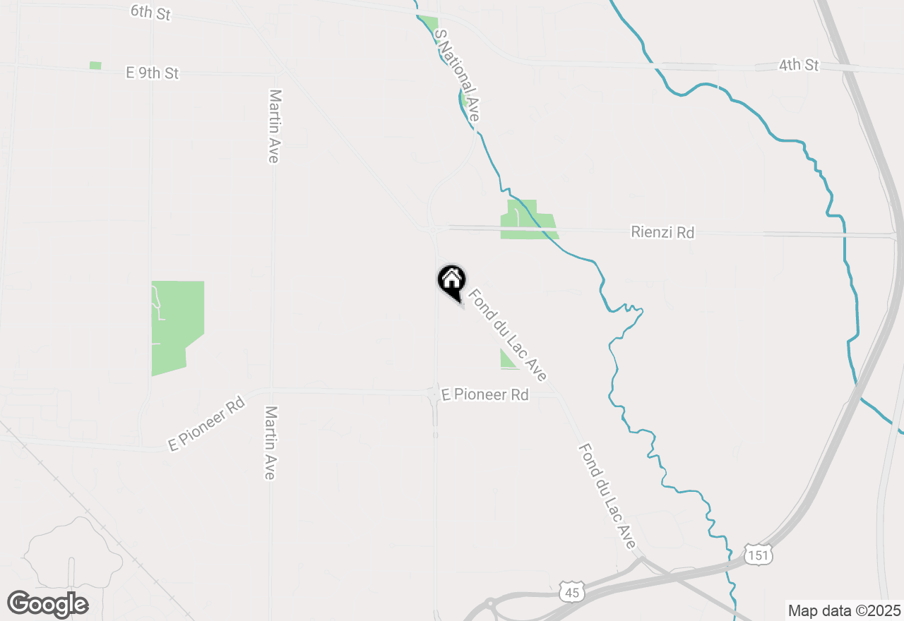 Map of 712 William Ave, Fond Du Lac, WI 54935