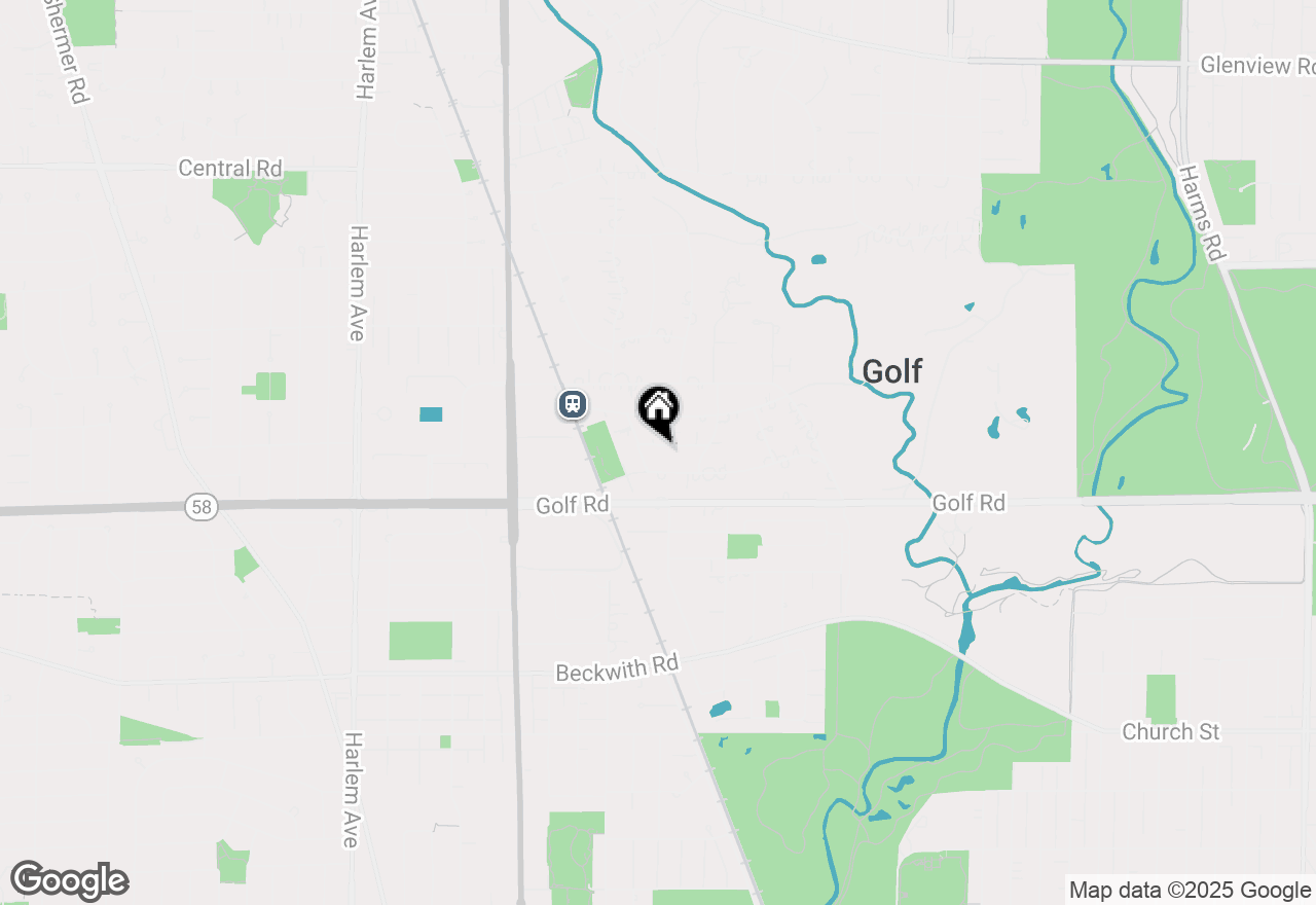 Map of 27 Logan Terrace, Golf, IL 60029