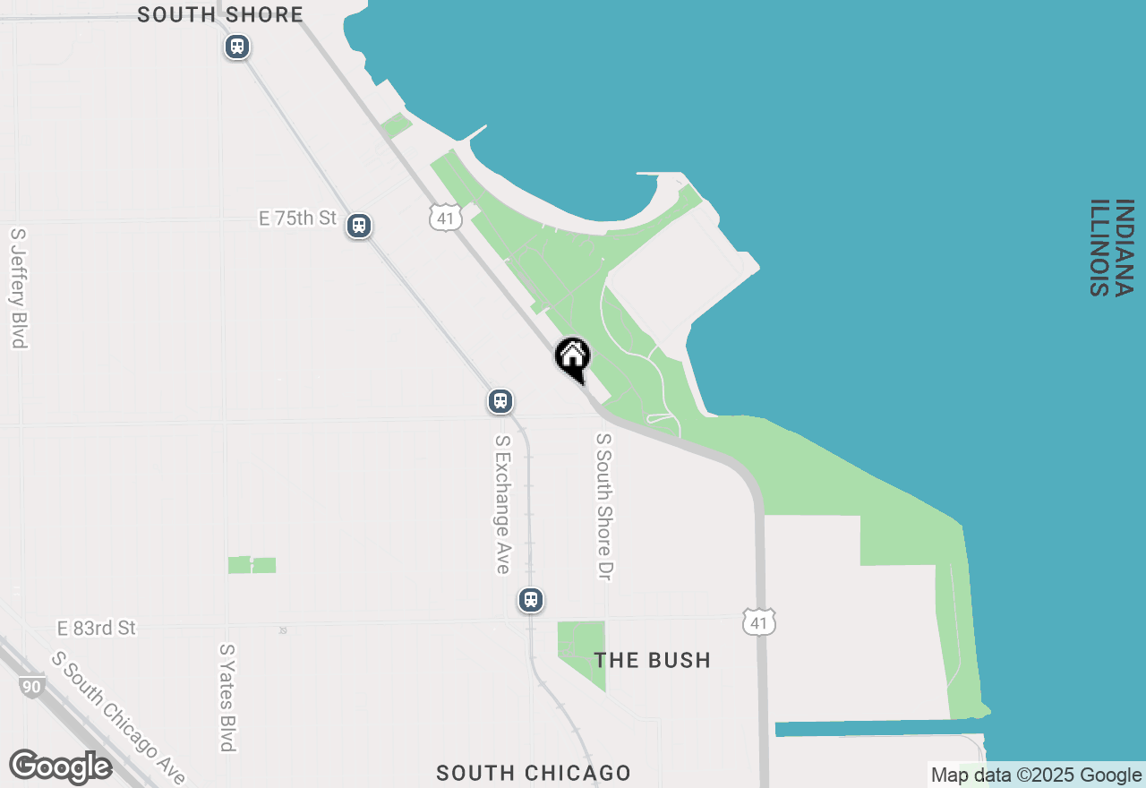 Map of 7854 S South Shore Drive #211, Chicago, IL 60649