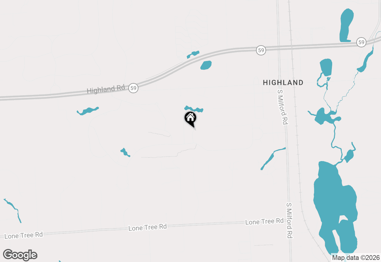 Map of 624 Nairn Circle, Highland, MI 48357