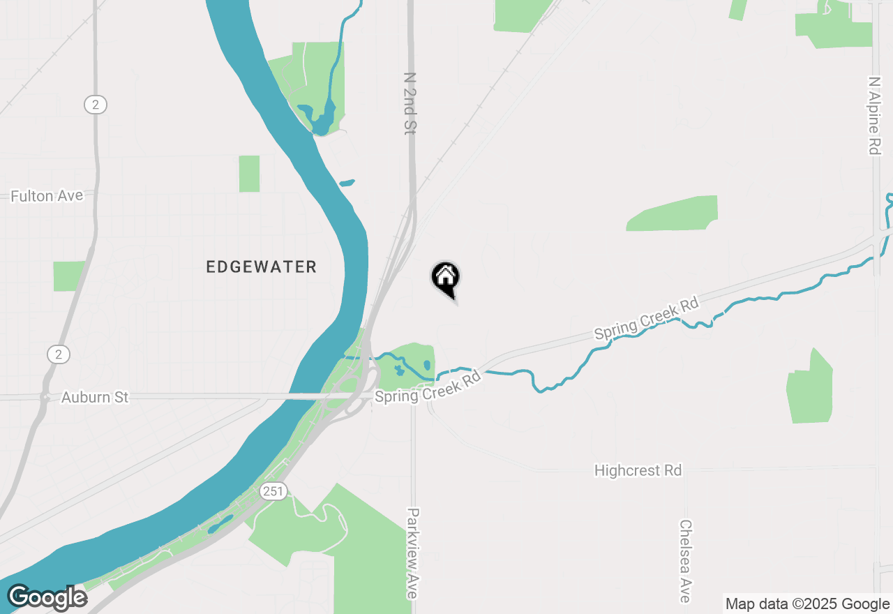 Map of 2425 Cerro Vista Drive, Rockford, IL 61107