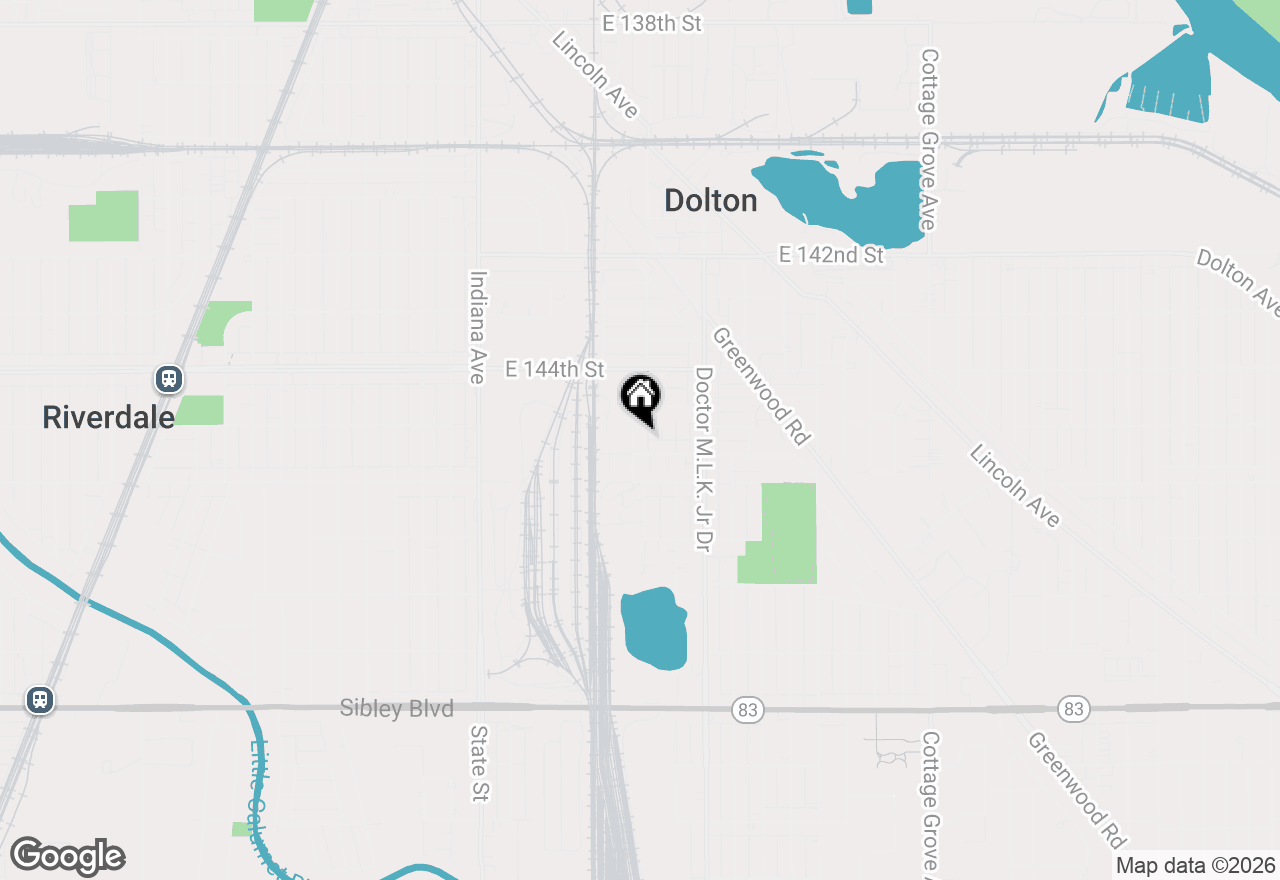 Map of 14509 Park Avenue, Dolton, IL 60419