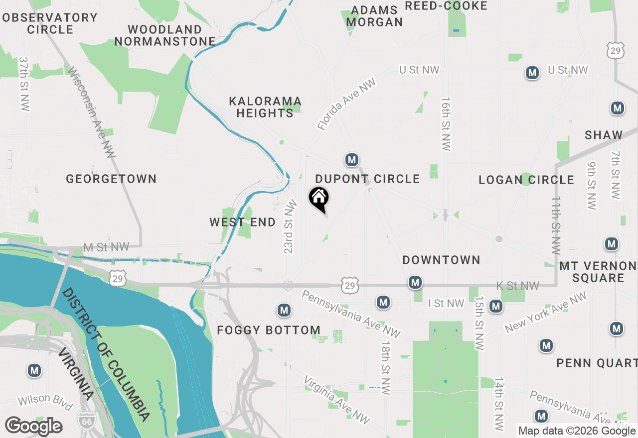 Map of 2114 N Street Nw #25, Washington, DC 20037