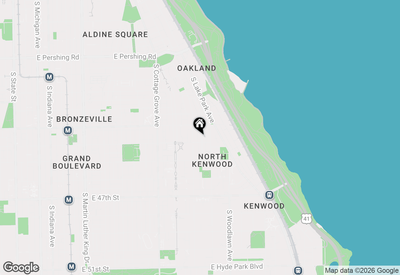 Map of (Address confidential), Chicago, Illinois 60653