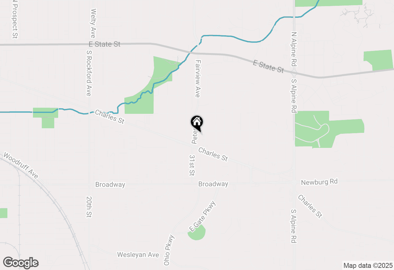 Map of 912 Peter Avenue, Rockford, IL 61108