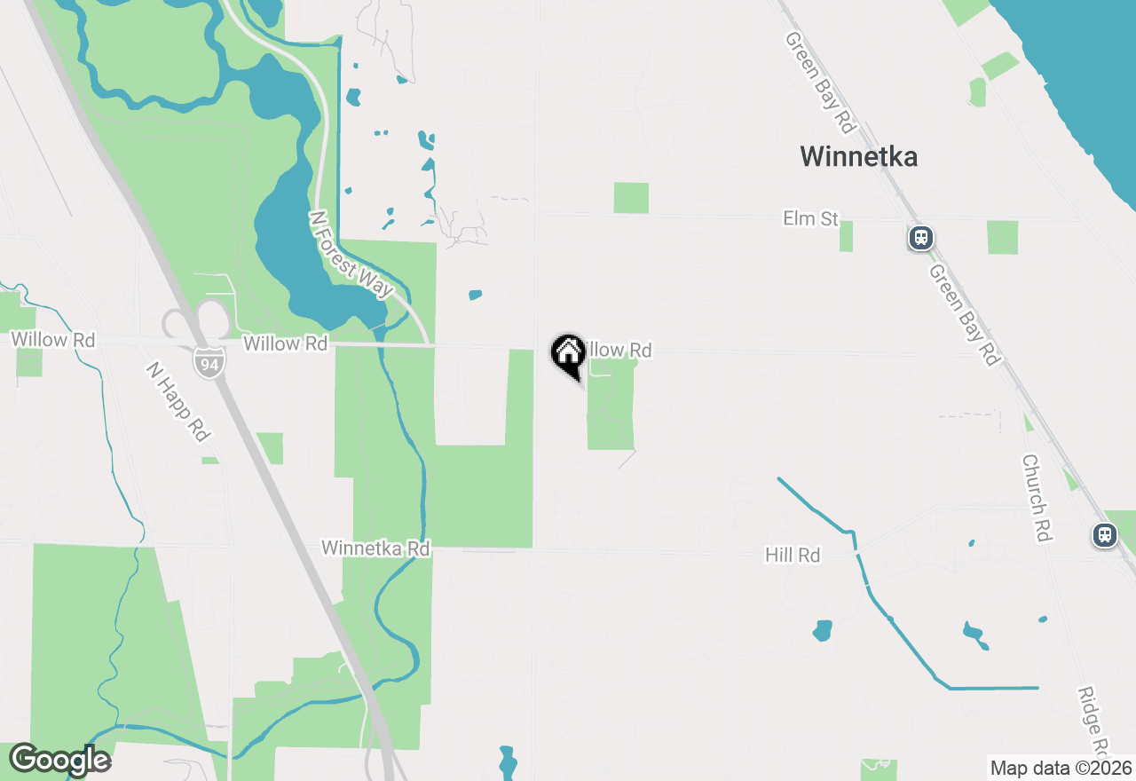 Map of 303 Auburn Avenue, Winnetka, IL 60093