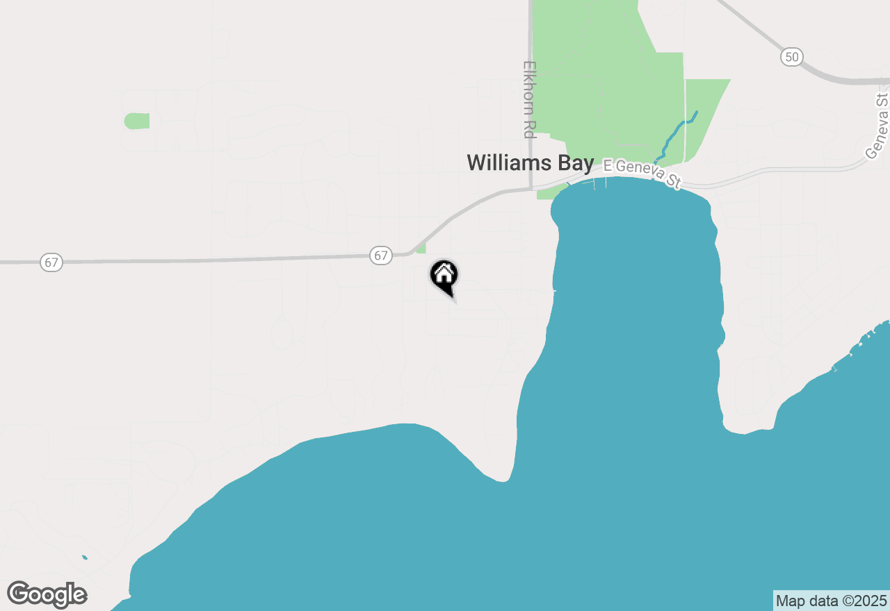 Map of 64 Collie St, Williams Bay, WI 53191