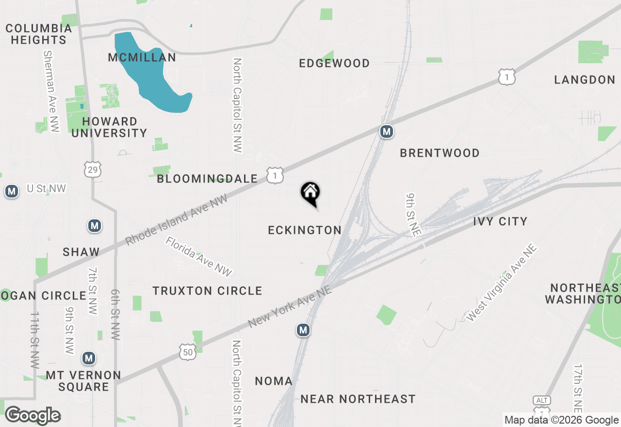 Map of 219 T Street Ne #404, Washington, DC 20002