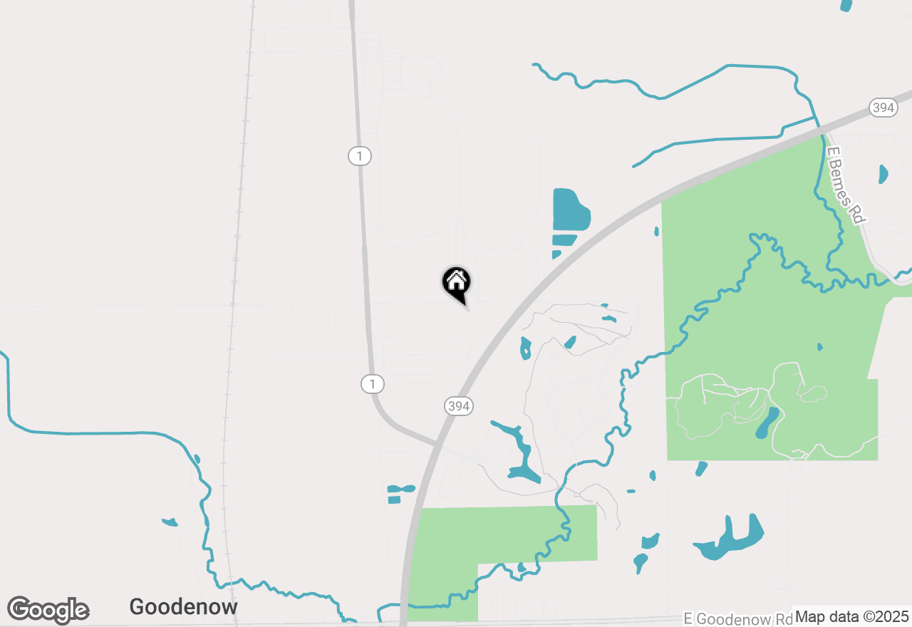 Map of 437 W Elms Court Lane, Crete, IL 60417