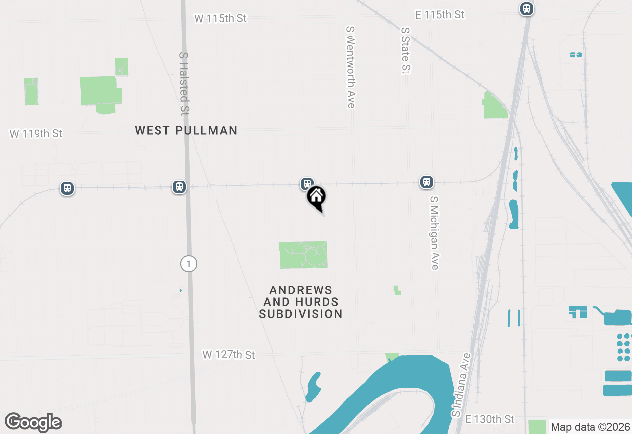 Map of 12207 S Harvard Avenue, Chicago, IL 60628