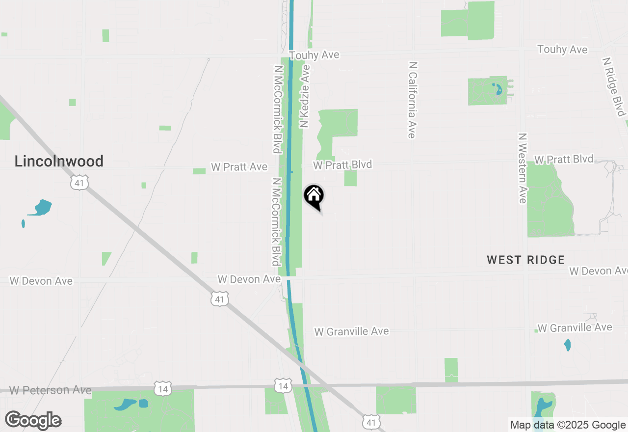 Map of 3133 W Wallen Avenue, Chicago, IL 60645