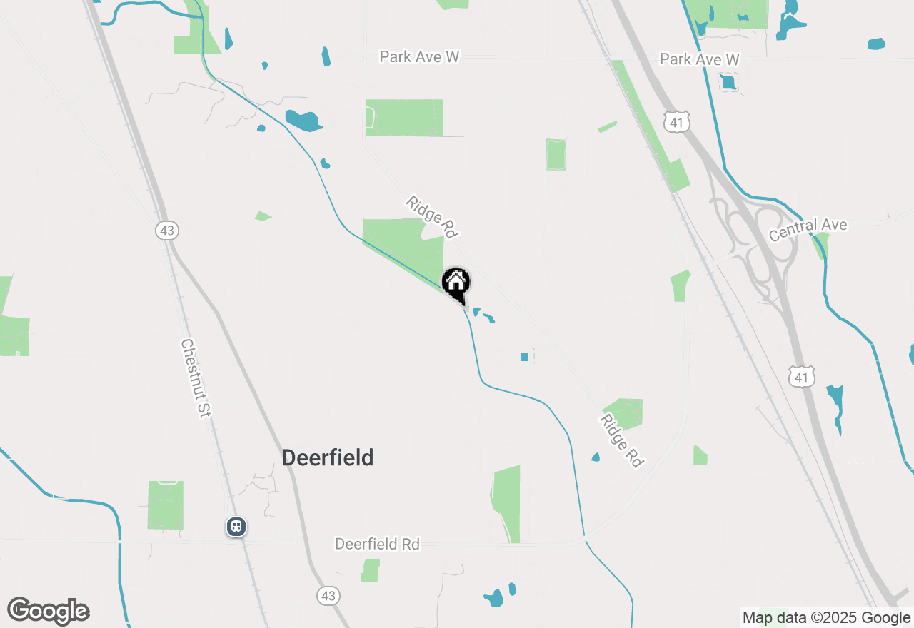 Map of 1341 Carlisle Place, Deerfield, IL 60015