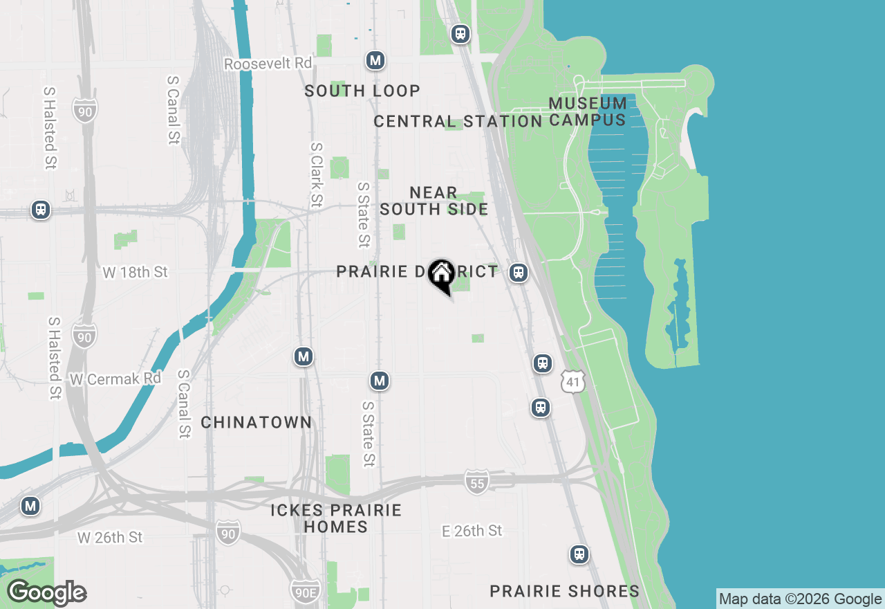 Map of 1910 S Indiana Avenue #518, Chicago, IL 60616