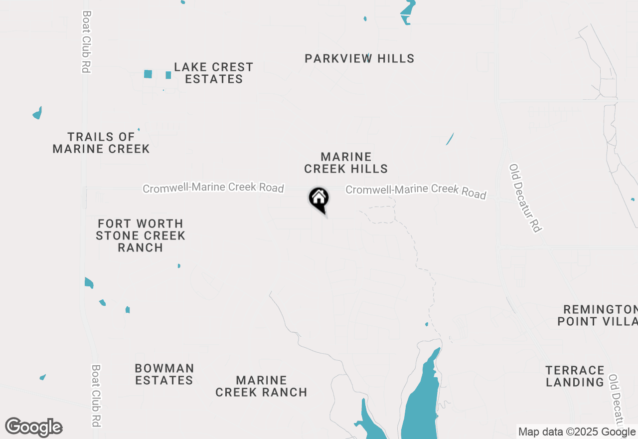 Map of 6145 Cobbetts Pond Lane, Fort Worth, TX 76179