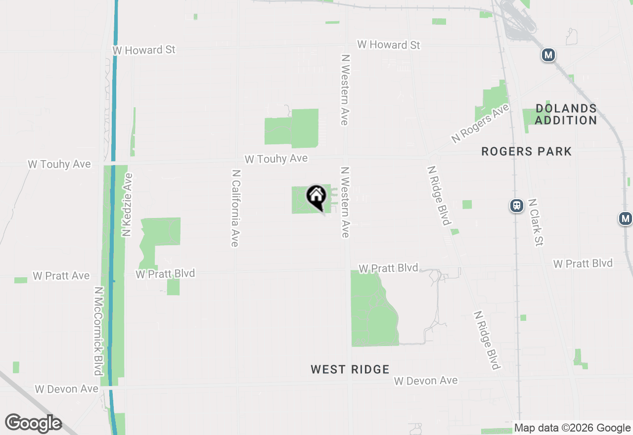 Map of 2105 W Lunt Avenue, Chicago, IL 60645