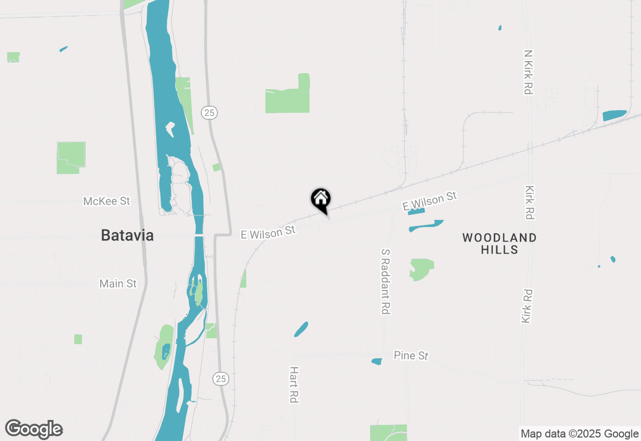 Map of 637/639 E Wilson Street, Batavia, IL 60510