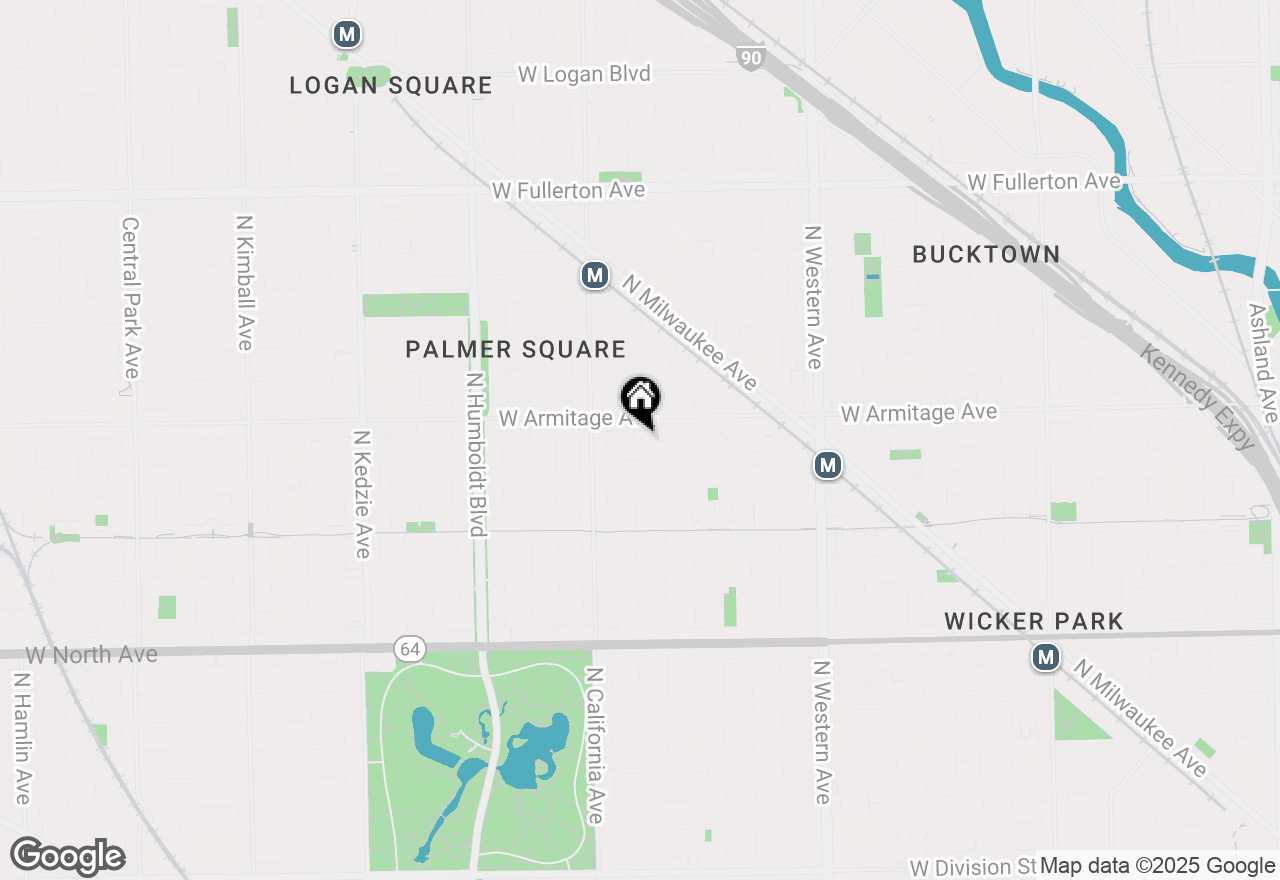 Map of 1934 N Washtenaw Avenue #103, Chicago, IL 60647