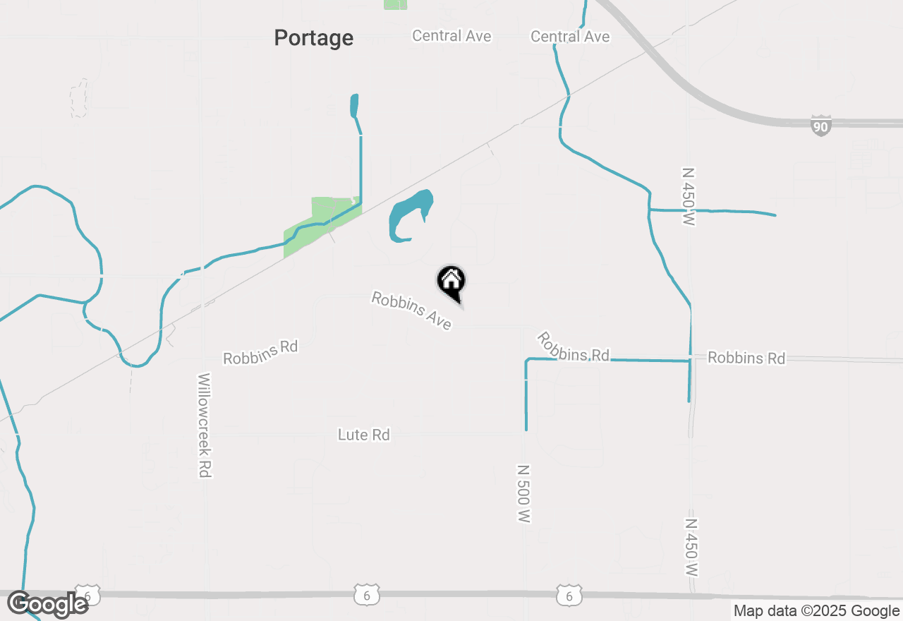 Map of 6397 Savannah Avenue, Portage, IN 46368