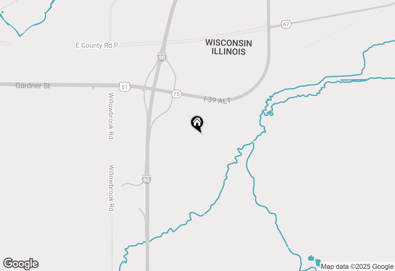 Map of 6580 Kristines Way, South Beloit, IL 61080