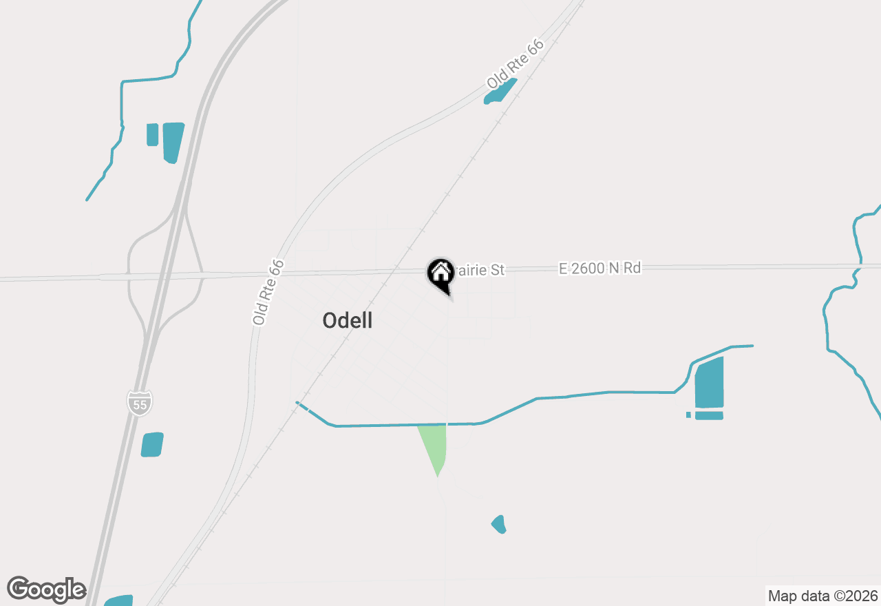 Map of 313 E George Street, Odell, IL 60460