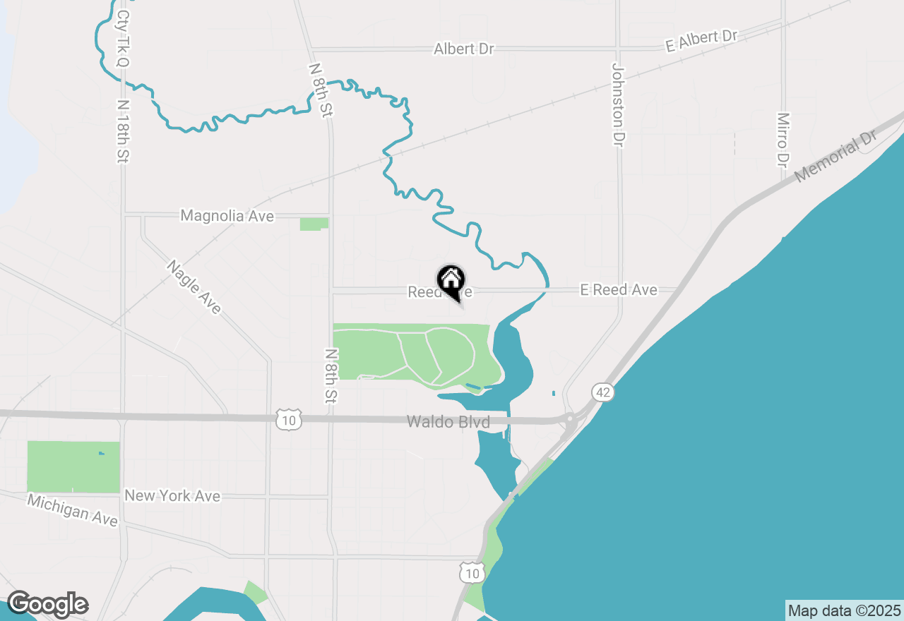 Map of 1335 Lynx Ln, Manitowoc, WI 54220