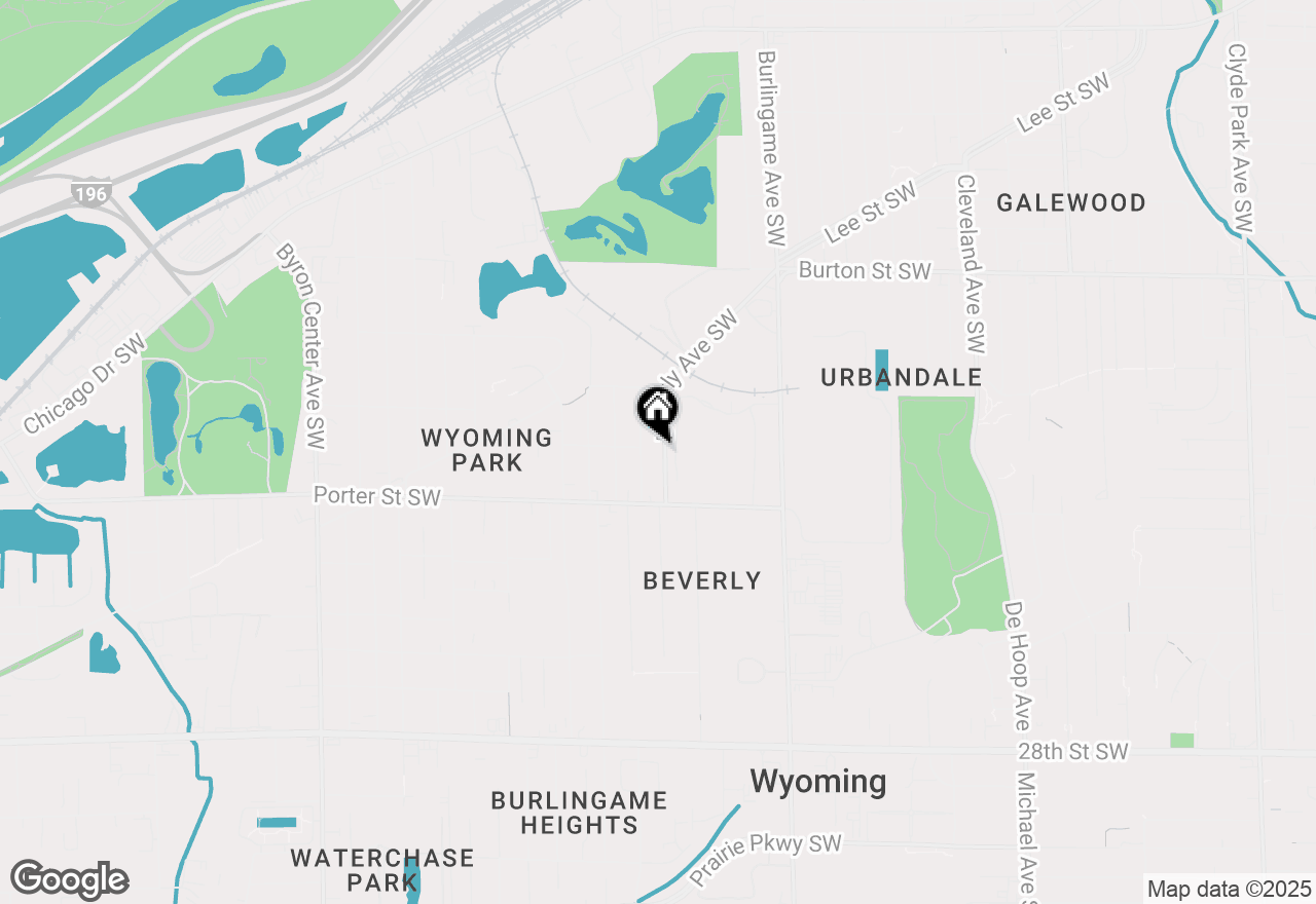 Map of 2303 Beverly Avenue Sw, Wyoming, MI 49519