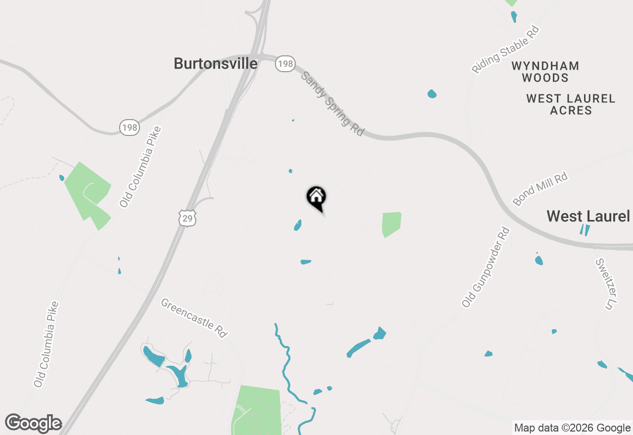 Map of 4205 White Tulip Court, Burtonsville, MD 20866
