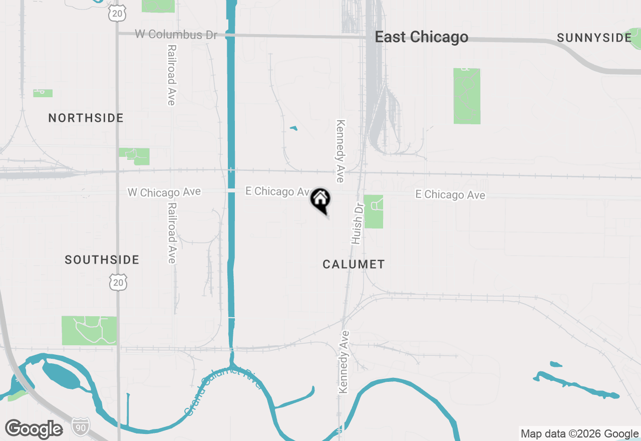 Map of 4750 Melville Avenue, East Chicago, IN 46312