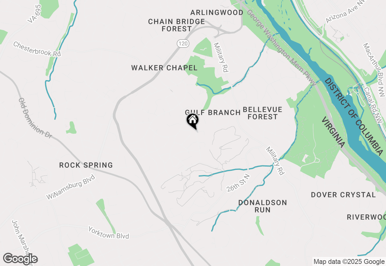 Map of 3451 N Venice Street, Arlington, VA 22207