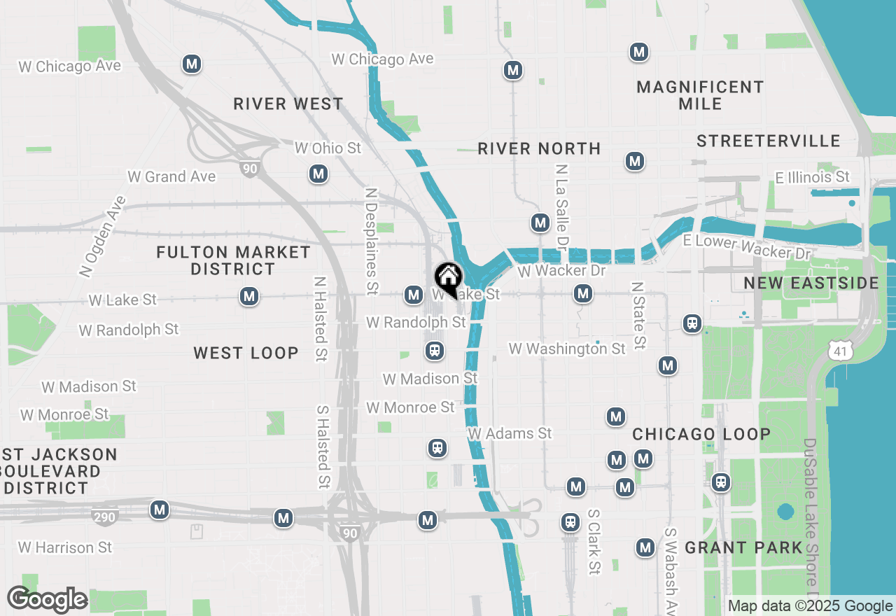 Map of 165 N Canal Street #1309, Chicago, IL 60606