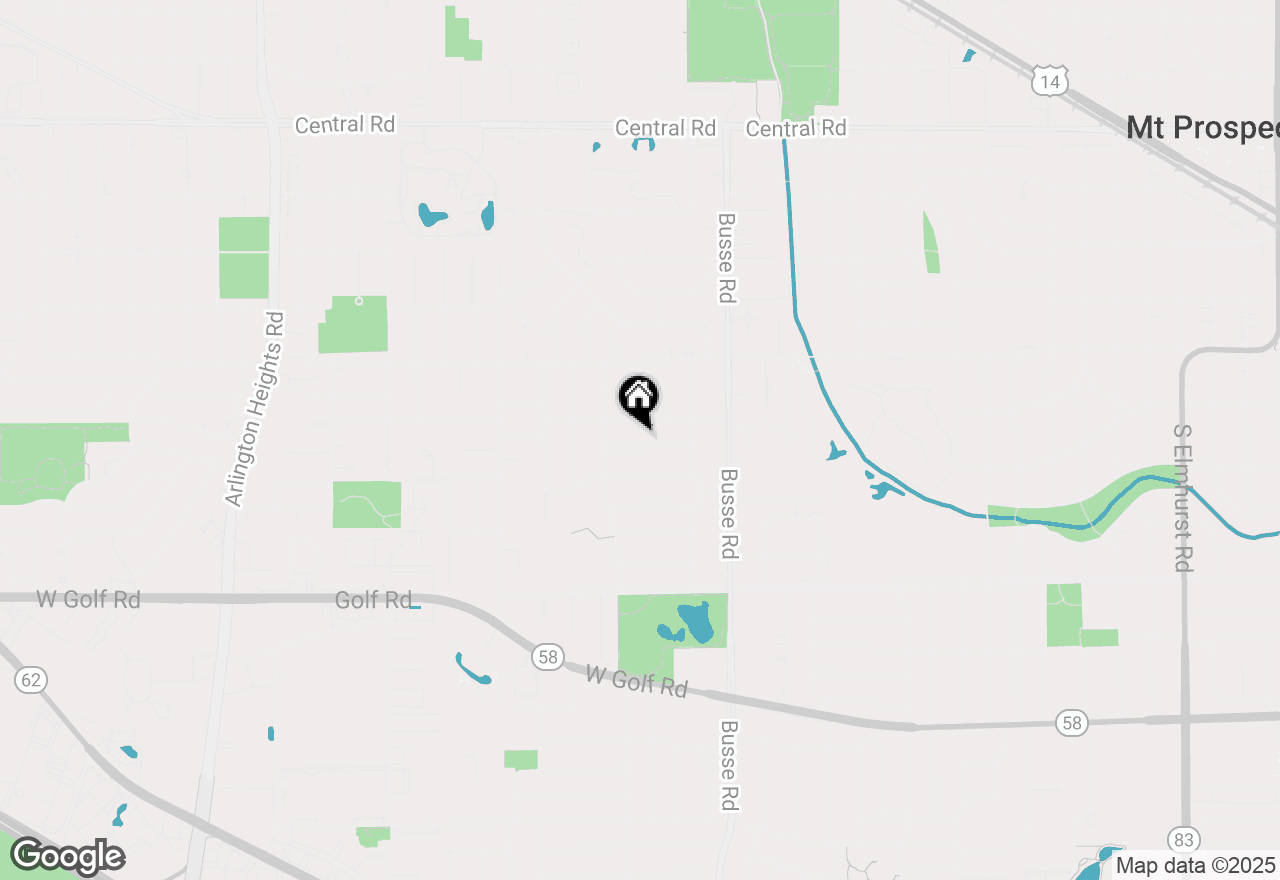 Map of 1718 W Kim Avenue, Mount Prospect, IL 60056