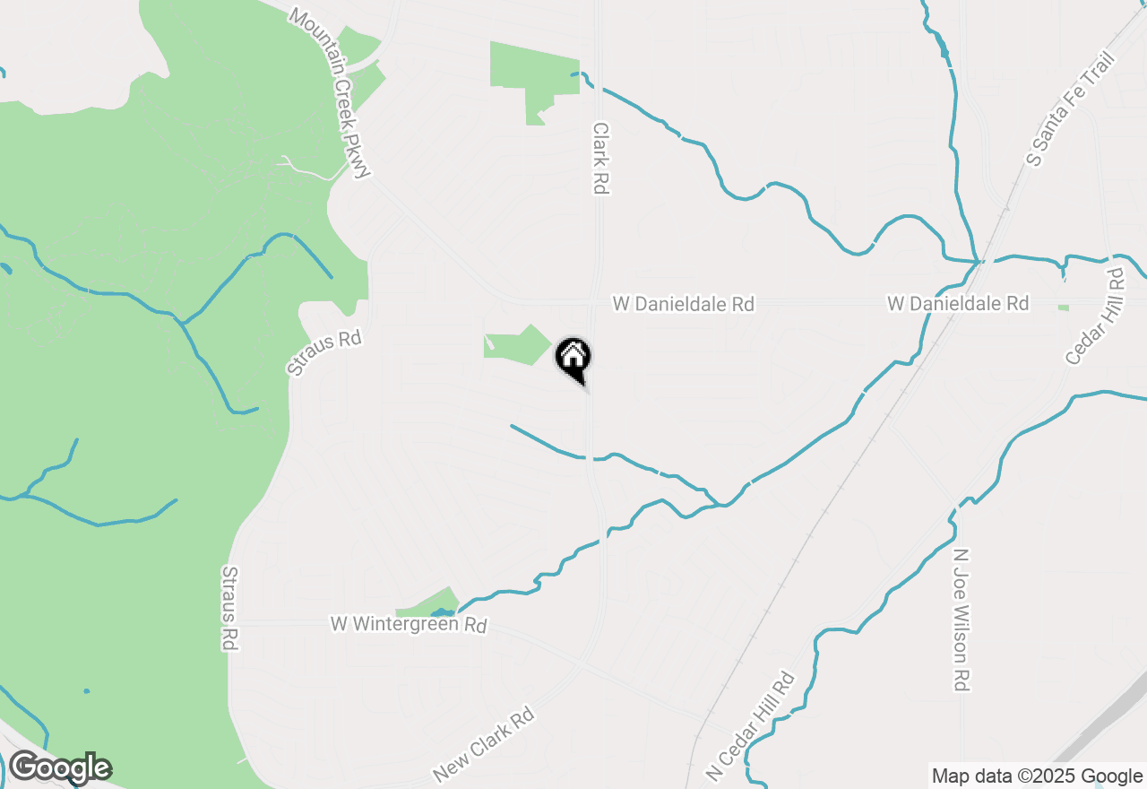 Map of 7015 Cloverglen Drive, Dallas, TX 75249