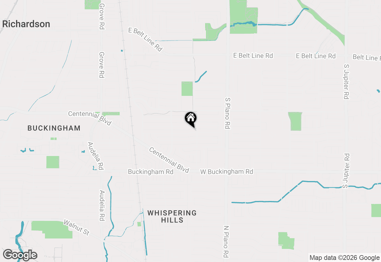 Map of 1203 Edgewood Drive, Richardson, TX 75081