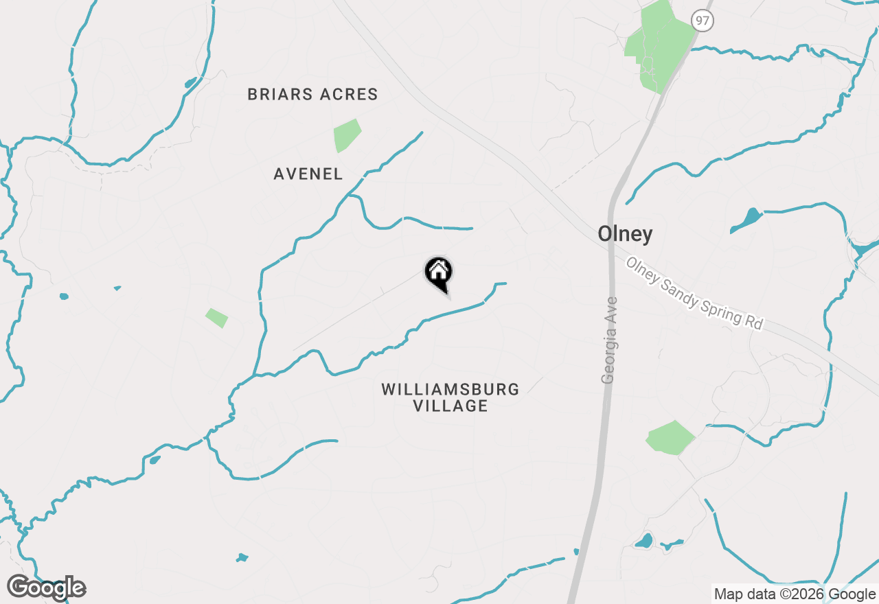 Map of 18036 Lafayette Drive, Olney, MD 20832