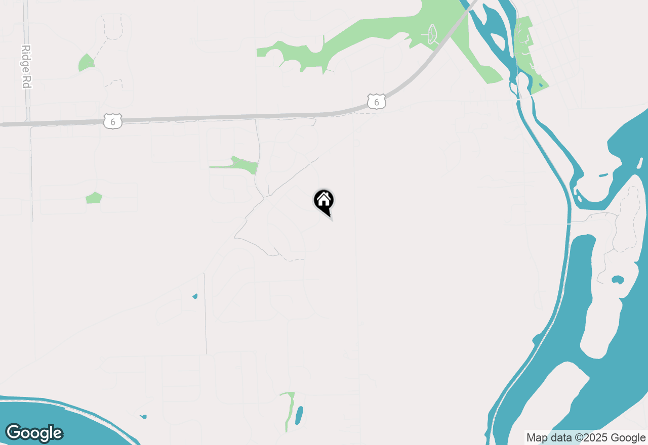 Map of 25909 S Woodrush Way, Channahon, IL 60410