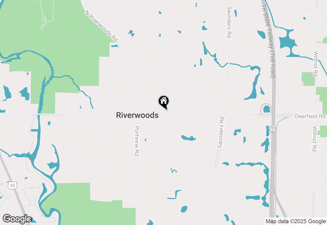 Map of 815 Hiawatha Lane, Riverwoods, IL 60015