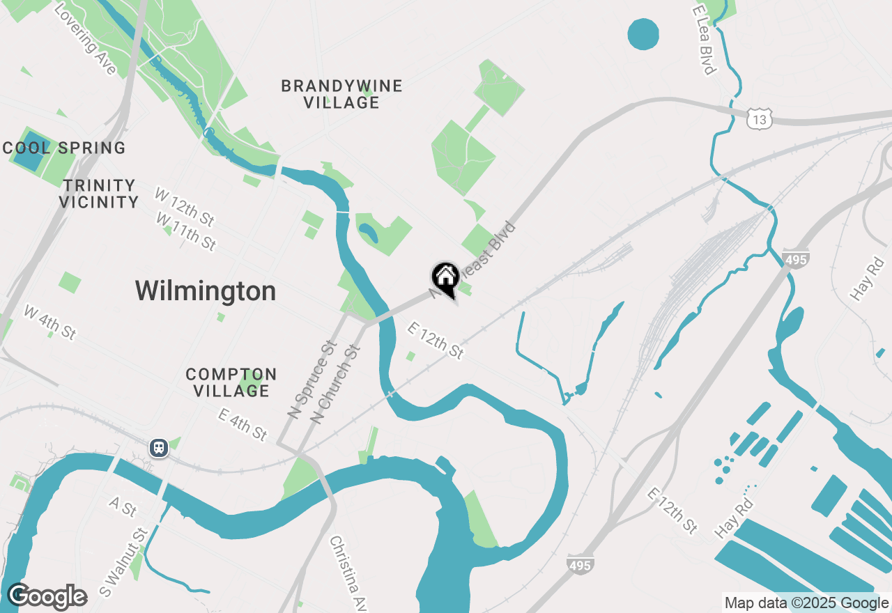 Map of 1103 Davis Street, Wilmington, DE 19802