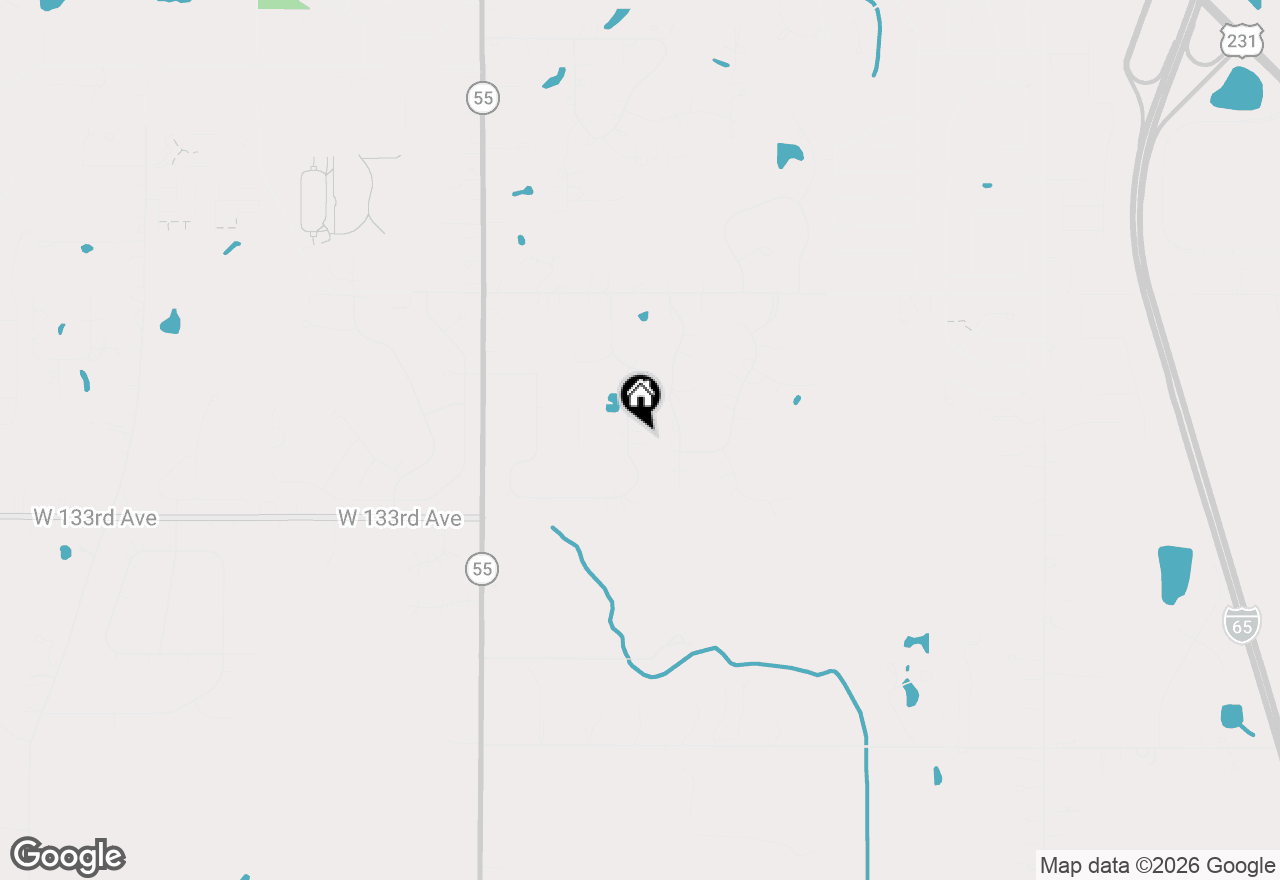 Map of 13189 Fillmore Street, Crown Point, IN 46307