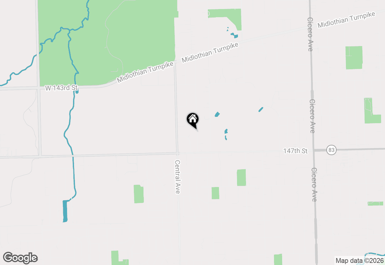 Map of 14504 Linder Court #G4, Oak Forest, IL 60452