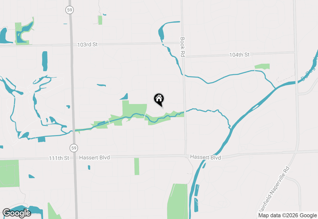 Map of 4515 Barr Creek Lane, Naperville, IL 60564