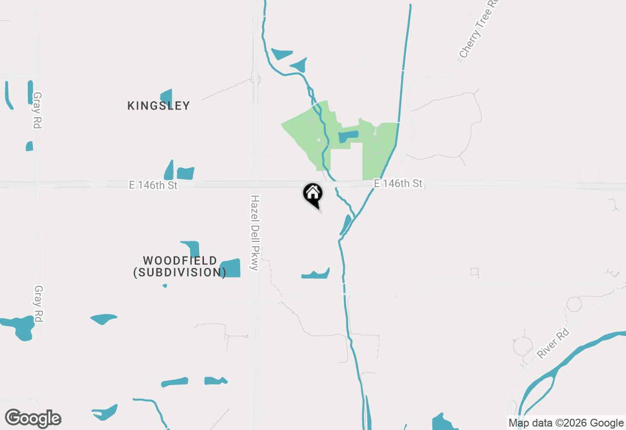 Map of 14528 Cherry Ridge Road, Carmel, IN 46033