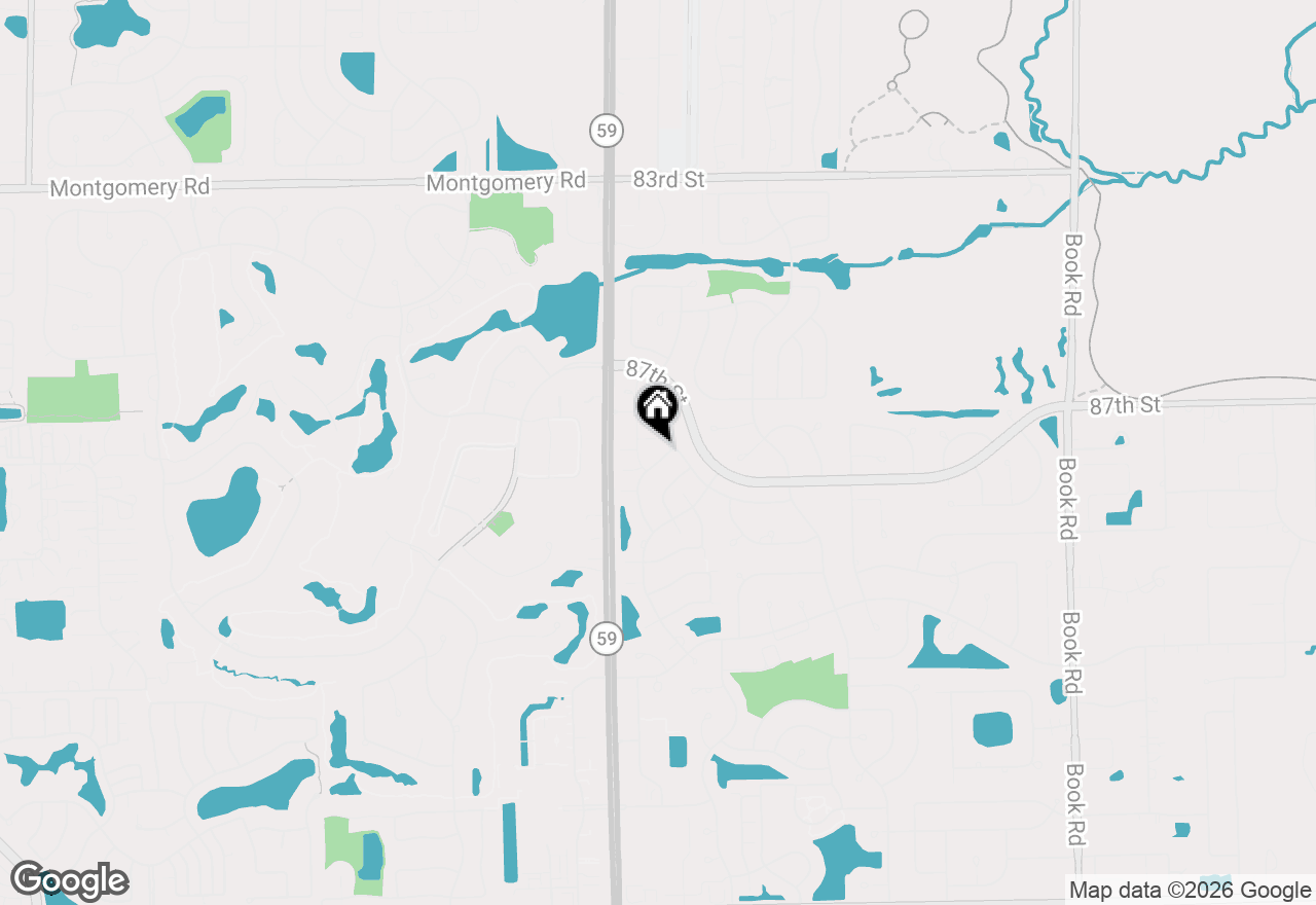 Map of (Address confidential), Naperville, Illinois 60564